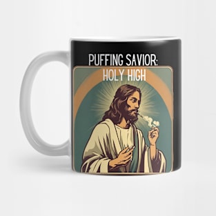 Jesus Meme - Puffing Savior: Holy High Mug